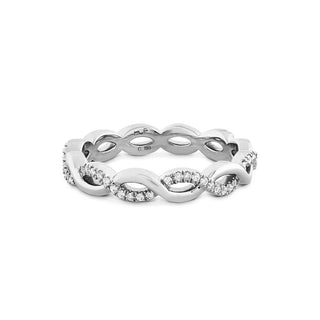 Hearts on Fire Destiny Lace Twist Eternity Band HBADSTLACTPL-Z40-C
