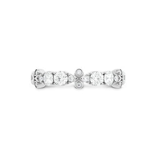 Hearts on Fire HOF Double Teardrop Bezel Diamond Band HBAHDTRB00908W-C