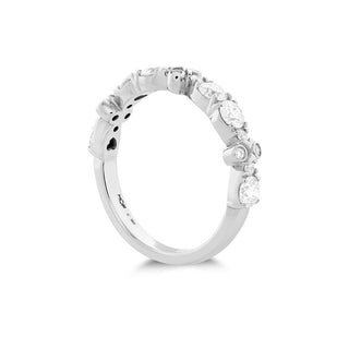 Hearts on Fire HOF Double Teardrop Bezel Diamond Band HBAHDTRB00908W-C