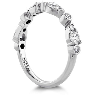 Hearts On Fire HOF Teardrop Bezel Diamond Band HBATEARB00658R-C