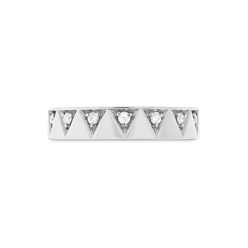 Hearts on Fire Triplicity Triangle Multi Diam Band 4mm HBAMTRIT00108Y-4