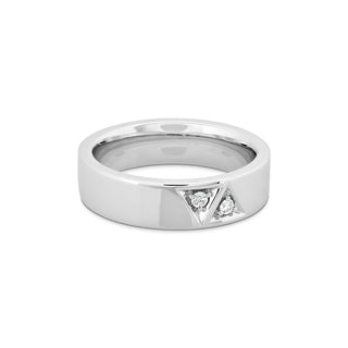 Hearts on Fire Triplicity Triangle Multi Diam Band 4mm HBAMTRIT00108Y-4