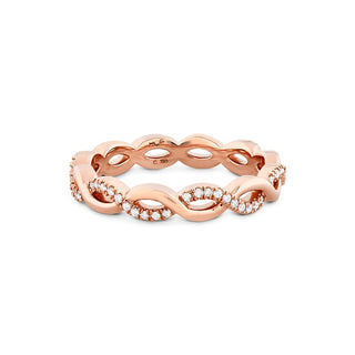 Hearts on Fire Destiny Lace Twist Eternity Band HBADSTLACT8R-Z45-C