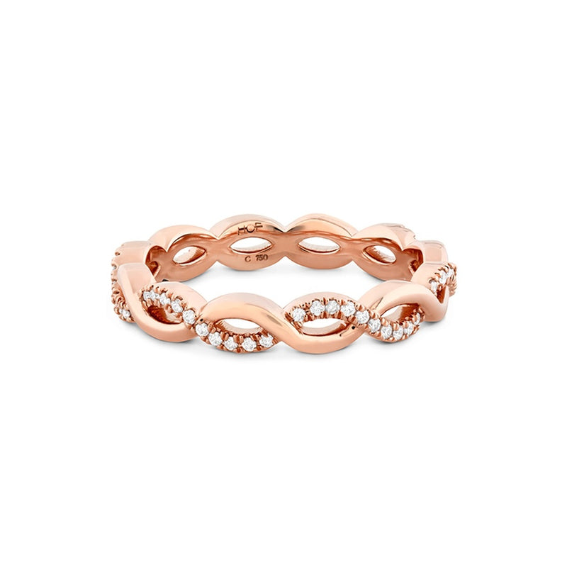 Hearts on Fire Destiny Lace Twist Eternity Band HBADSTLACT8R-Z45-C