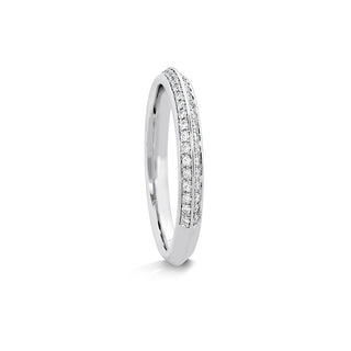 Hearts on Fire Camilla Pave Knife Edge Band HBACAMPK0020PL-C