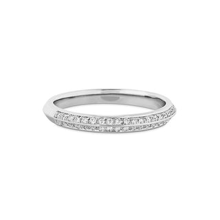 Hearts on Fire Camilla Pave Knife Edge Band HBACAMPK0020PL-N