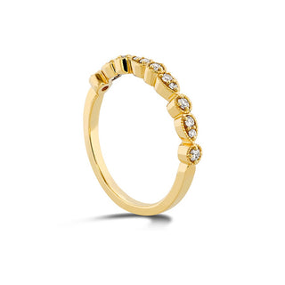 Hearts on Fire Isabelle Teardrop Milgrain Diamond Band HBAISATRM00198Y-C