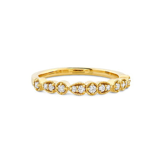 Hearts on Fire Isabelle Teardrop Milgrain Diamond Band HBAISATRM00198Y-C