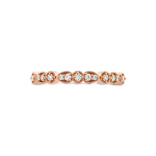Hearts on Fire Isabelle Teardrop Milgrain Diamond Band HBAISATRM00198R-C