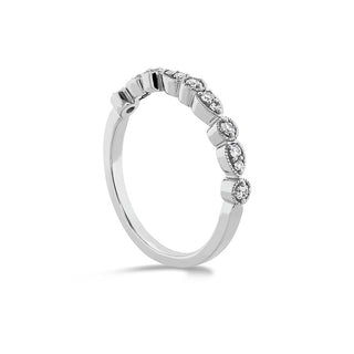 Hearts on Fire Isabelle Teardrop Milgrain Diamond Band HBAISATRM00198W-N