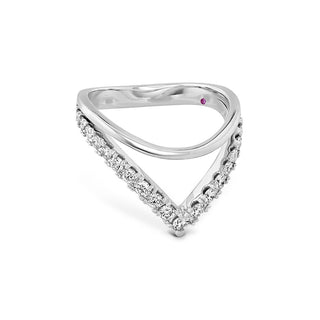 Hearts on Fire Harley Silhouette Power Band HP-HBA75558W-Z65-N