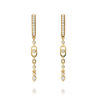 26=.42CTW 14KY DROP EARRINGS