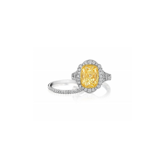 Henri Daussi Fancy Colors Engagement Ring AFLY