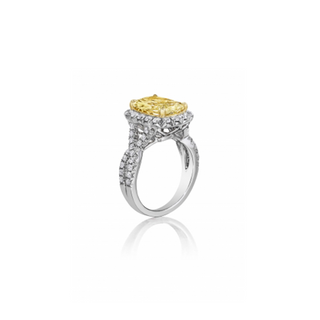 Henri Daussi Fancy Colors Engagement Ring AWY