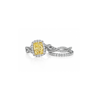 Henri Daussi Fancy Colors Engagement Ring AWY