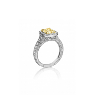 Henri Daussi Fancy Colors Engagement Ring AZPY