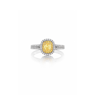 Henri Daussi Fancy Colors Engagement Ring ADY