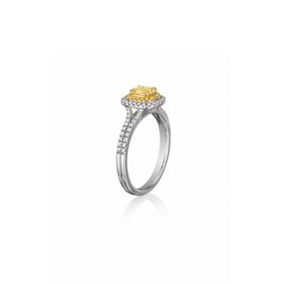 Henri Daussi Fancy Colors Engagement Ring ADY