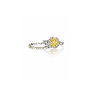 Henri Daussi Fancy Colors Engagement Ring ADY