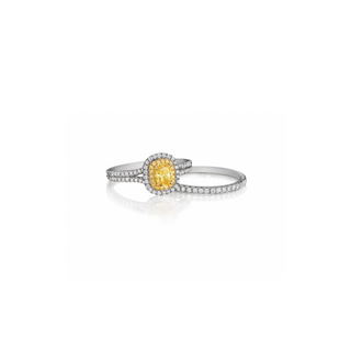 Henri Daussi Fancy Colors Engagement Ring ADY