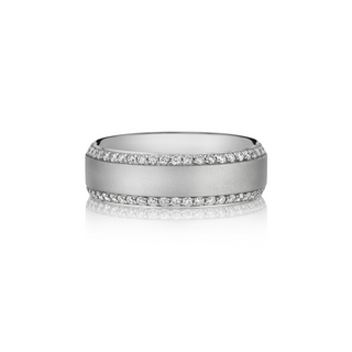 Henri Daussi Men's Wedding Band MB1E