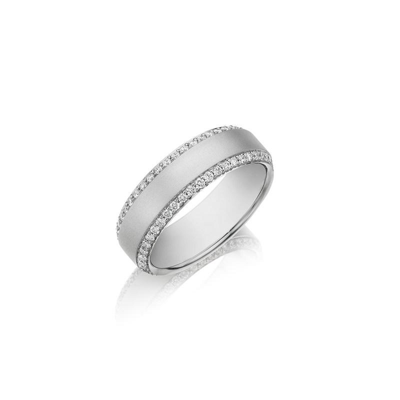 Henri Daussi Men's Wedding Band MB1E