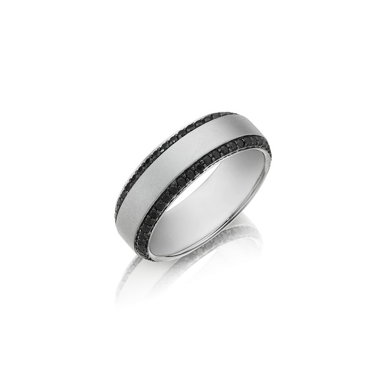 Henri Daussi Men's Wedding Band MB2E