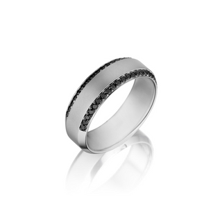 Henri Daussi Men's Wedding Band MB2H