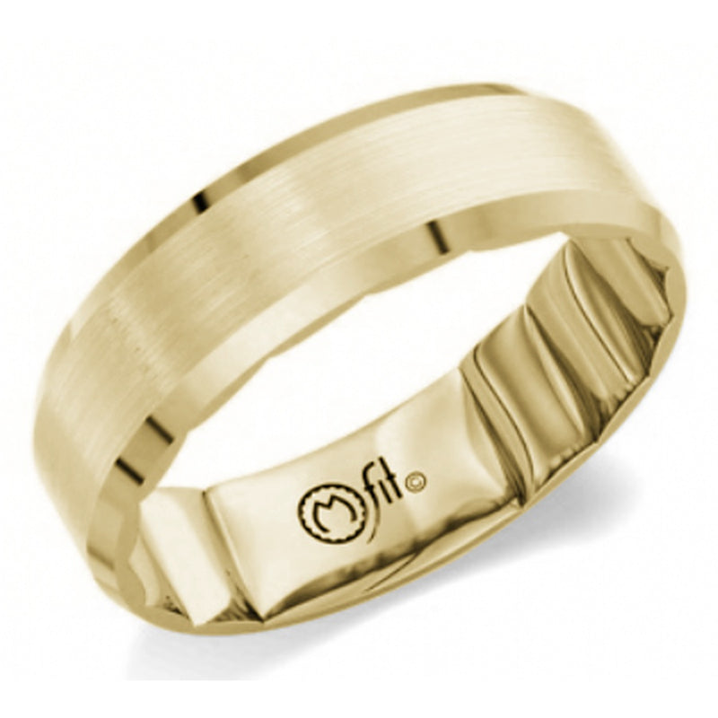14KY 7MM SAND/POLISH MFIT BAND