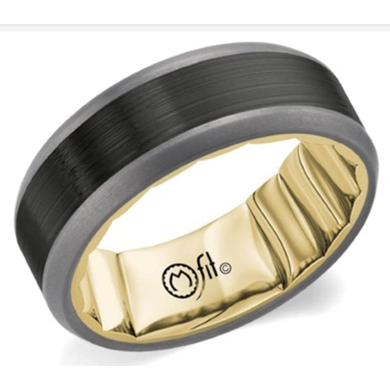 14K/TANT/CERAMIC 7.5MM MFIT BAND