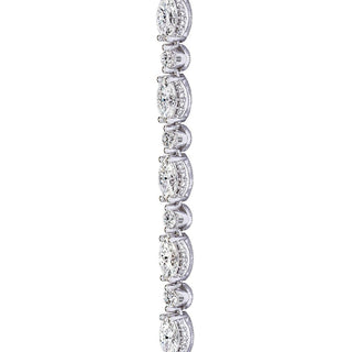 Mixed Diamond Tennis Necklace