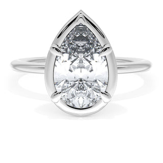 Pear Solitaire Engagement Ring