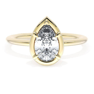 Pear Solitaire Engagement Ring