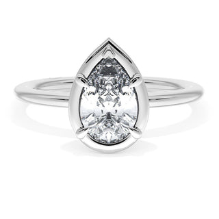Pear Solitaire Engagement Ring
