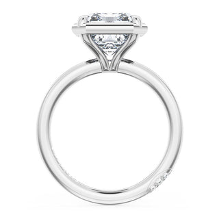 Emerald Solitaire Engagement Ring