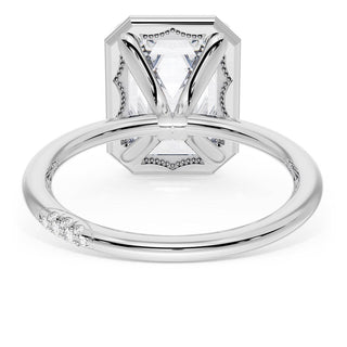 Emerald Solitaire Engagement Ring