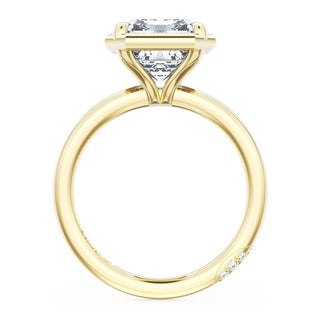Emerald Solitaire Engagement Ring