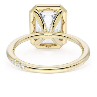 Emerald Solitaire Engagement Ring