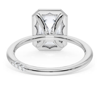 Emerald Solitaire Engagement Ring