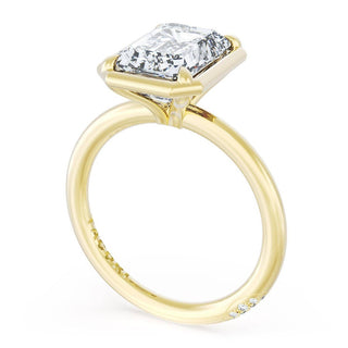 Emerald Solitaire Engagement Ring