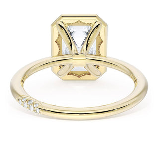 Emerald Solitaire Engagement Ring