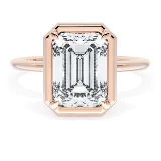 Emerald Solitaire Engagement Ring