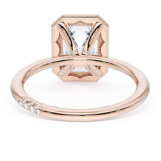 Emerald Solitaire Engagement Ring