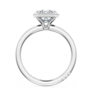 Emerald Solitaire Engagement Ring