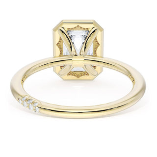 Emerald Solitaire Engagement Ring