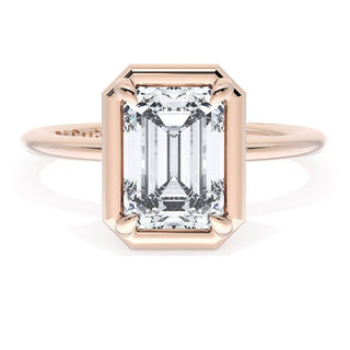 Emerald Solitaire Engagement Ring