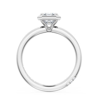 Emerald Solitaire Engagement Ring