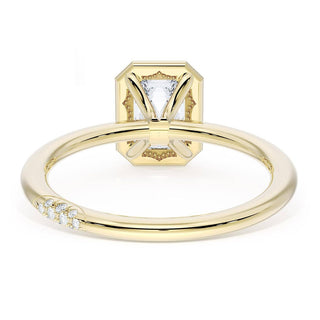 Emerald Solitaire Engagement Ring