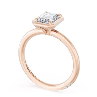 Emerald Solitaire Engagement Ring