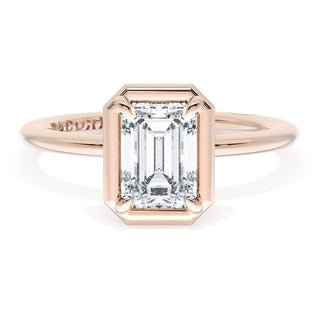 Emerald Solitaire Engagement Ring